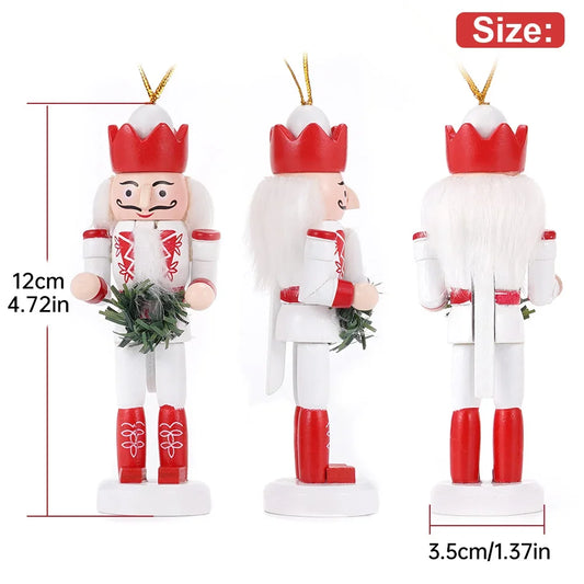 Cascanueces navideño de 12 cm para árbol.