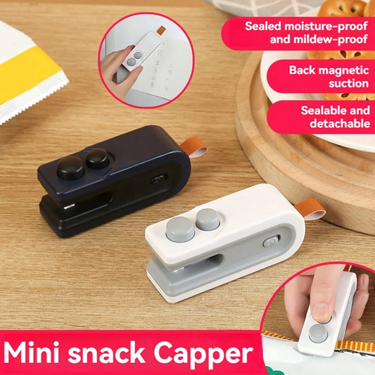 Mini Sellador de Bolsas Portátil