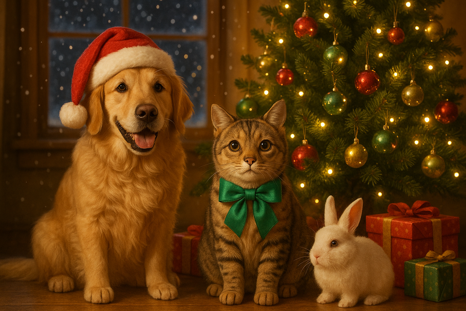 🐾 Mascotas en Navidad