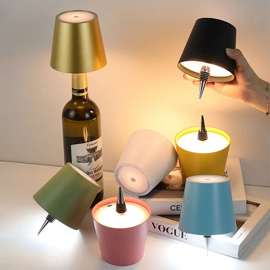 Lámpara LED Botella de Vino