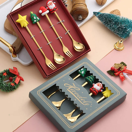 Cubiertos Navideños Mágicos