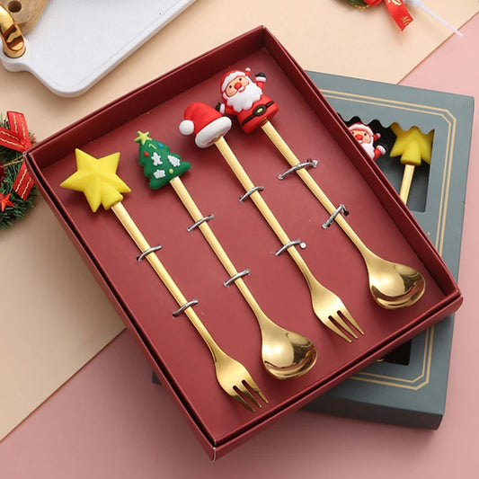 Cubiertos Navideños Mágicos